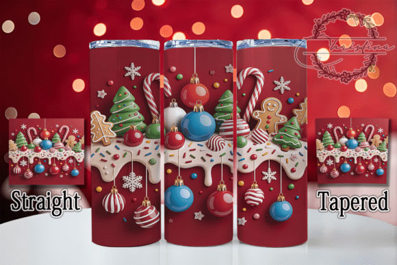 3D Christmas Candy Tumbler: A Festive Design for Creative Projects