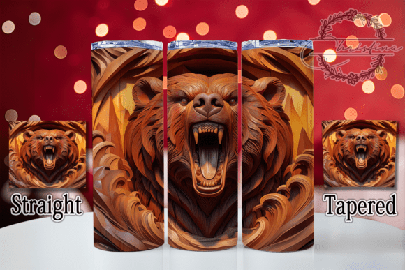 3D Woodsy Bear Hunting Tumbler: A Creative Tool for Drinkware Projects