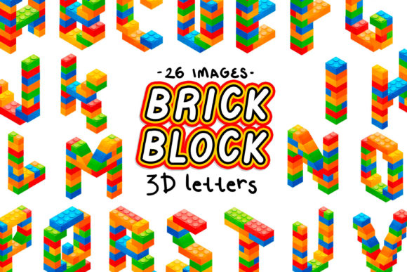 Building Brick Block 3D Letters: A Creative Tool for Digital Designers