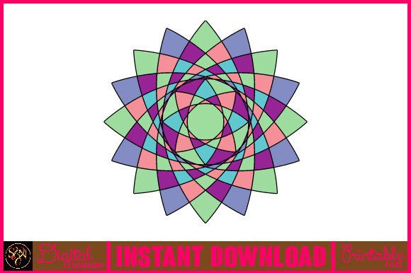 Mandala 3D Layered SVG Cut File 15: A Versatile Design for Creative Projects