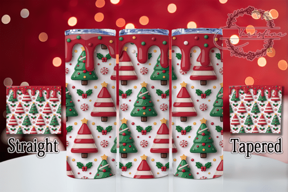 Playful 3D Puffy Christmas Tumbler: A Creative Tool for Drinkware Projects