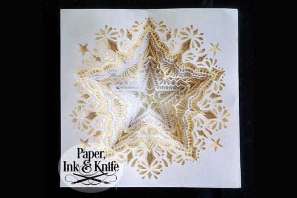 Star 3D Papercut Shadowbox Template: A Creative Tool for Paper Art Enthusiasts